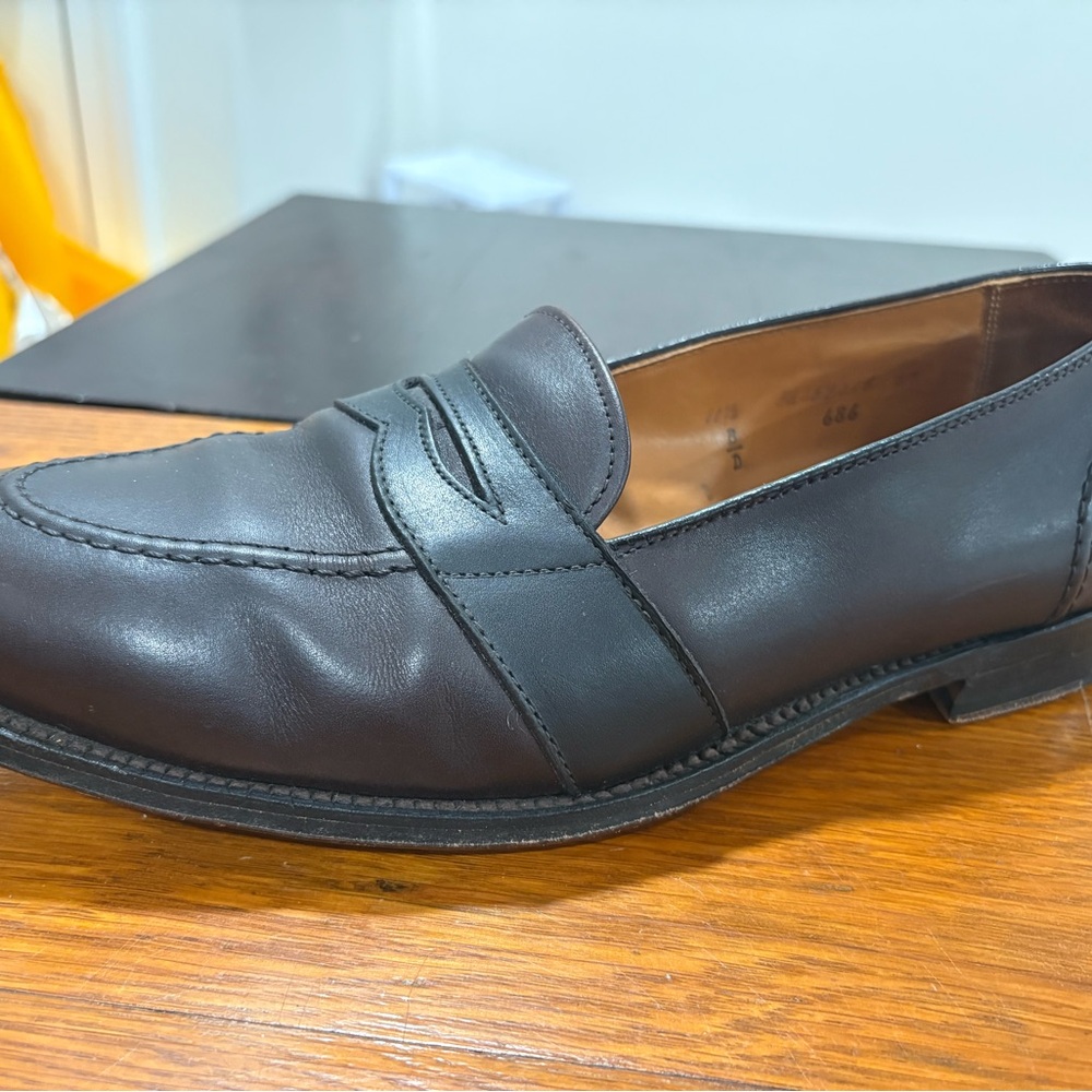Alden 686 full strap dark brown calf skin - Picture 5 of 8